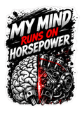 My Mind Runs on Horsepower Air Freshener