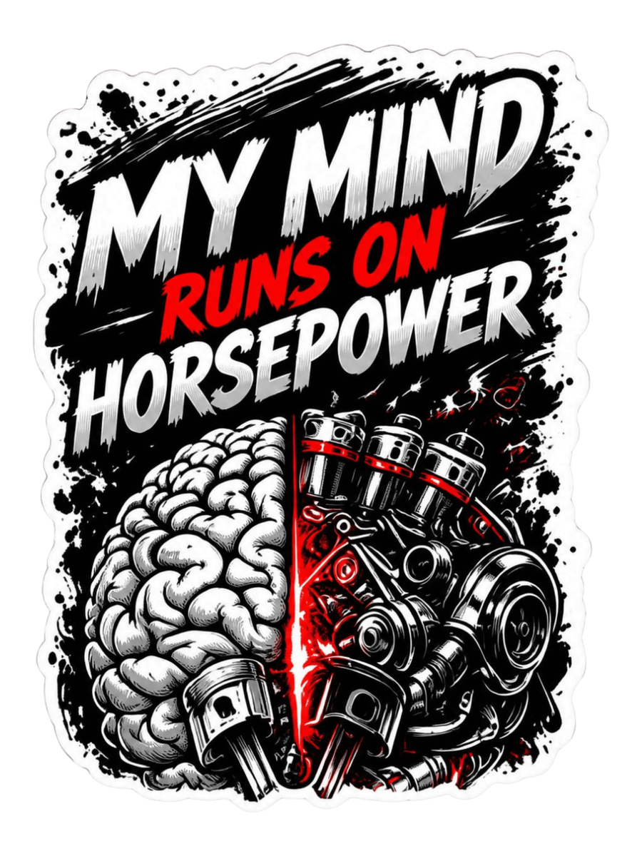 My Mind Runs on Horsepower Air Freshener