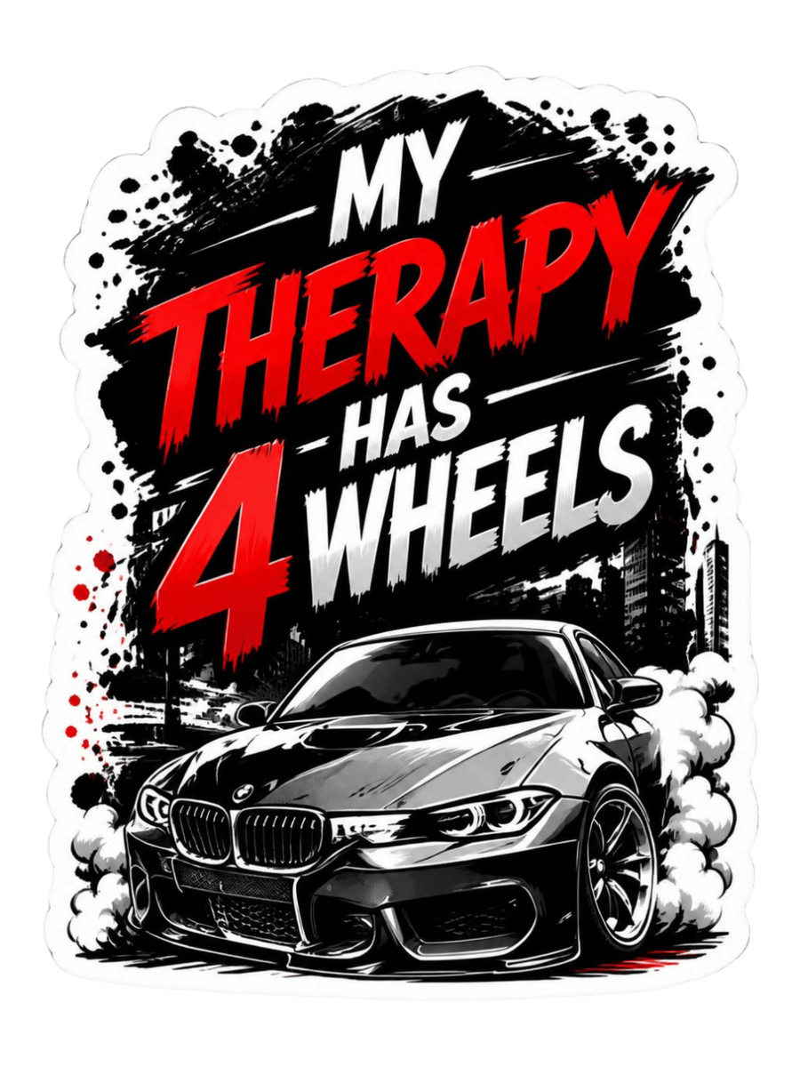 My Therapy Has 4 Wheels Air Freshener