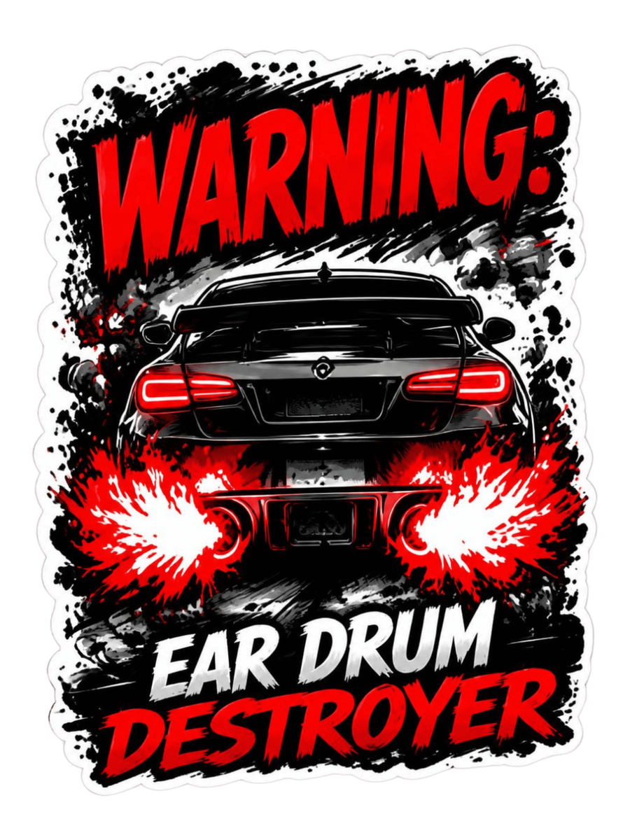 Warning: Ear Drum Destroyer Air Freshener