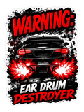 Warning: Ear Drum Destroyer Air Freshener