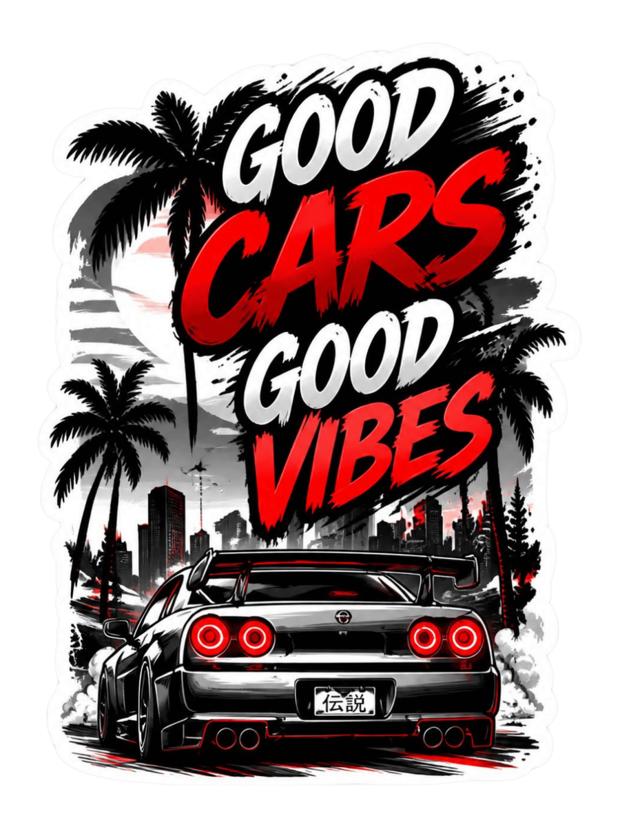 Good Cars Good Vibes Air Freshener