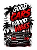 Good Cars Good Vibes Air Freshener