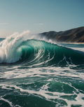 Turquoise Barrel Wave Air Freshener