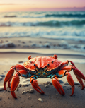 Red Crab on the Beach Air Freshener