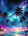 Starry Palm Beach Air Freshener