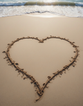 Heart in the Sand Air Freshener