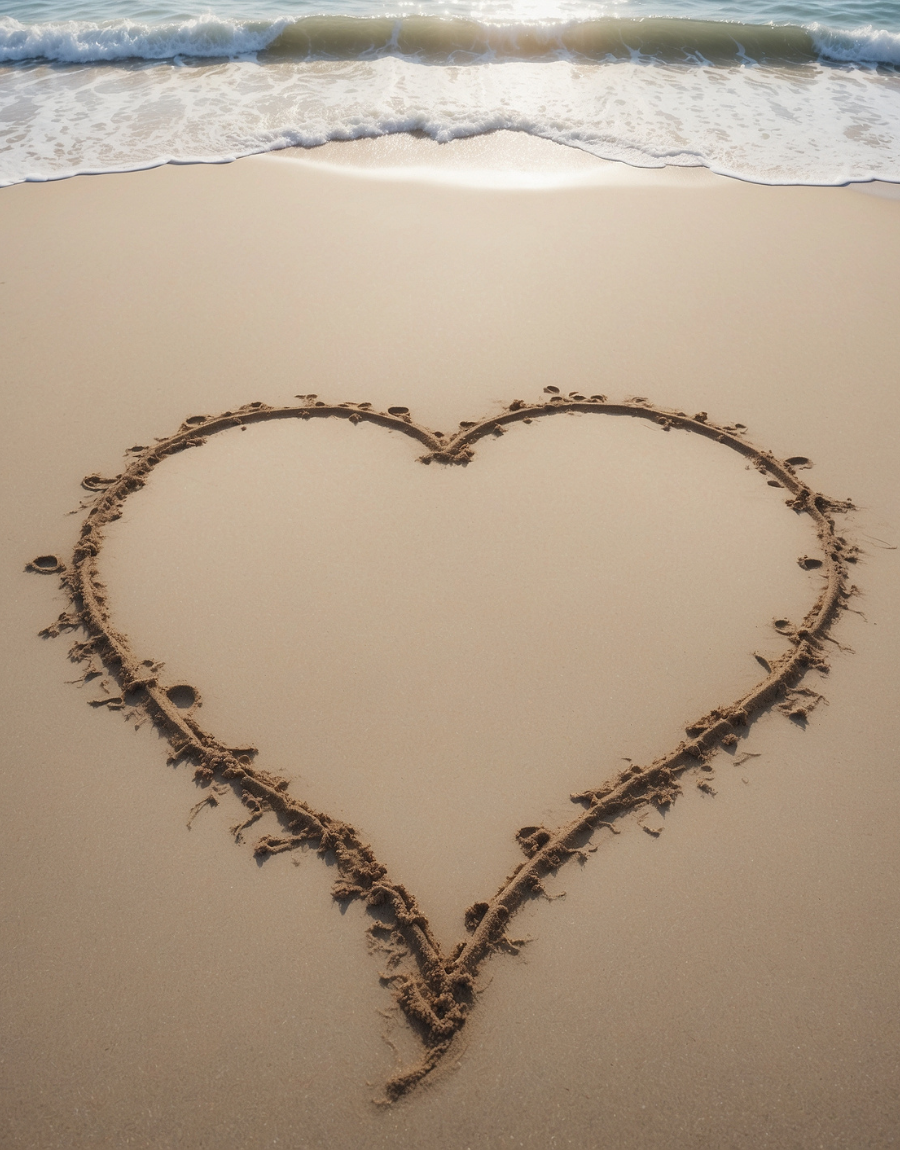 Heart in the Sand Air Freshener