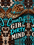 Country Girl Dirty Mind - Air Freshener