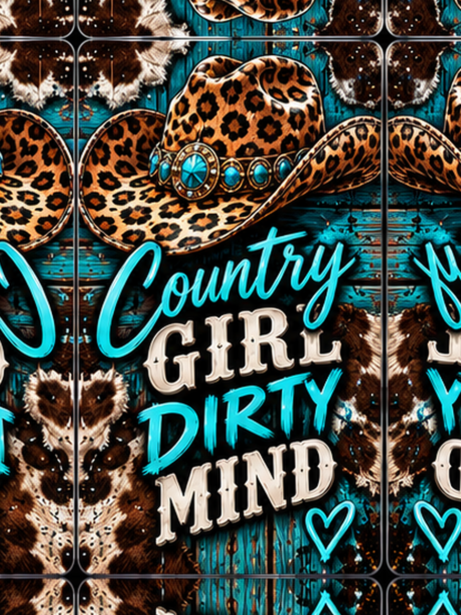 Country Girl Dirty Mind - Air Freshener