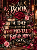A Book a Day Keeps the Mental Breakdown Away - Air Freshener