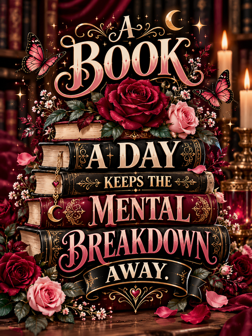A Book a Day Keeps the Mental Breakdown Away - Air Freshener