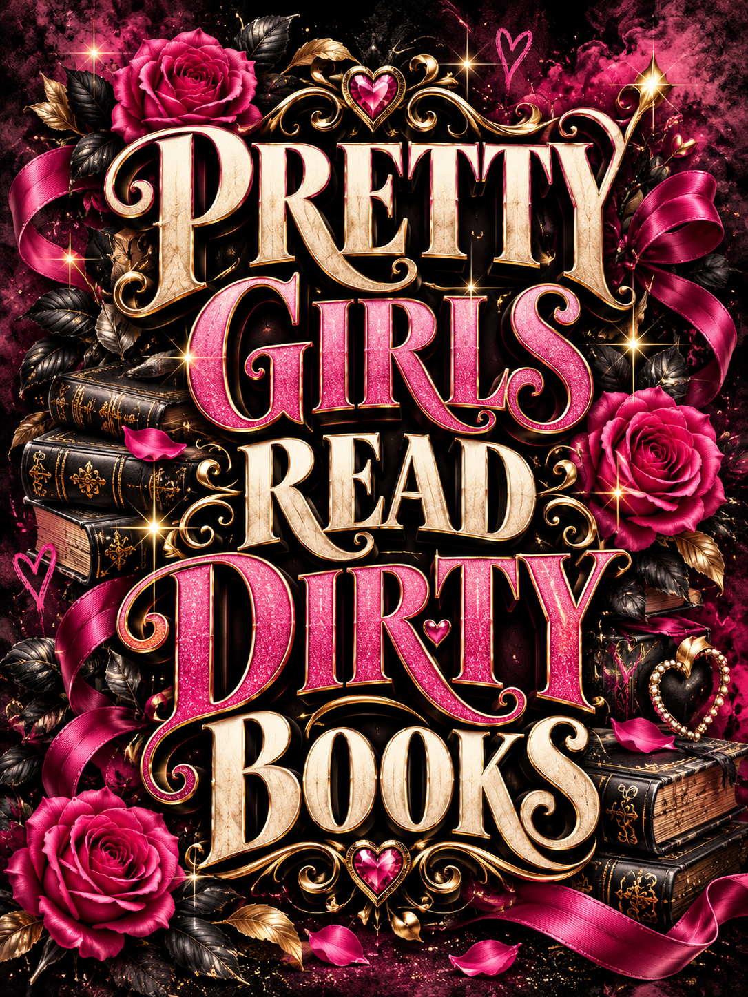 Pretty Girls Read Dirty Books - Air Freshener