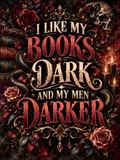 I Like My Books Dark and My Men Darker - Air Freshener