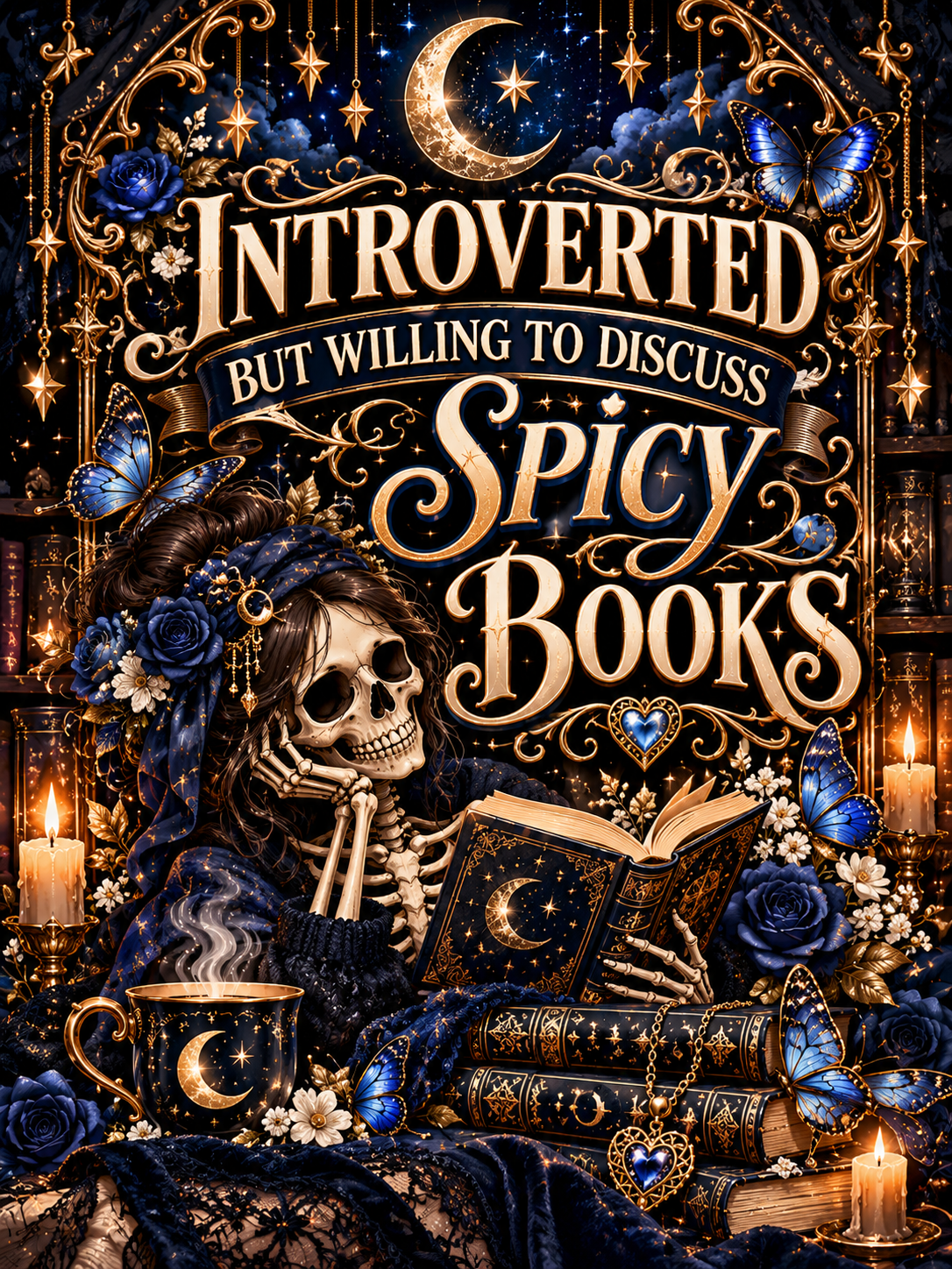 Introverted But Willing to Discuss Spicy Books - Air Freshener