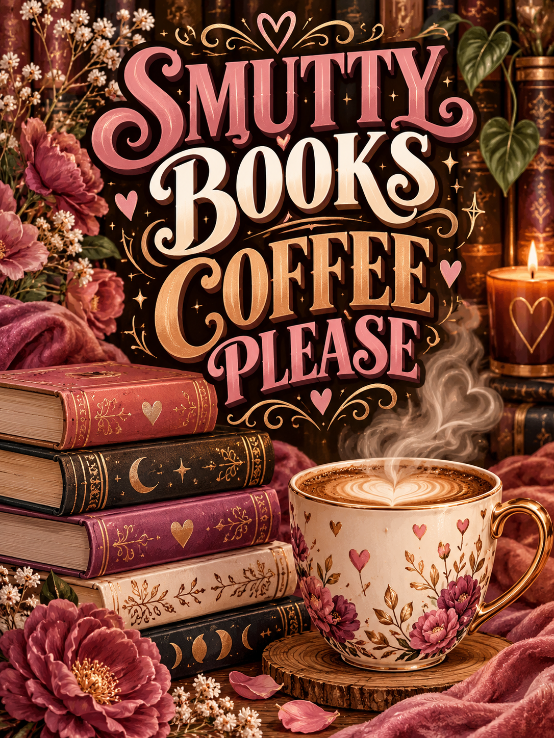 Smutty Books Coffee Please - Air Freshener
