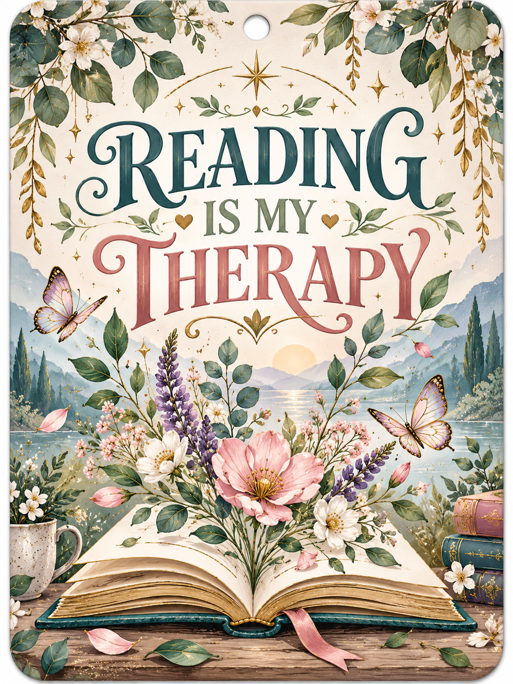 Reading Is My Therapy - Air Freshener