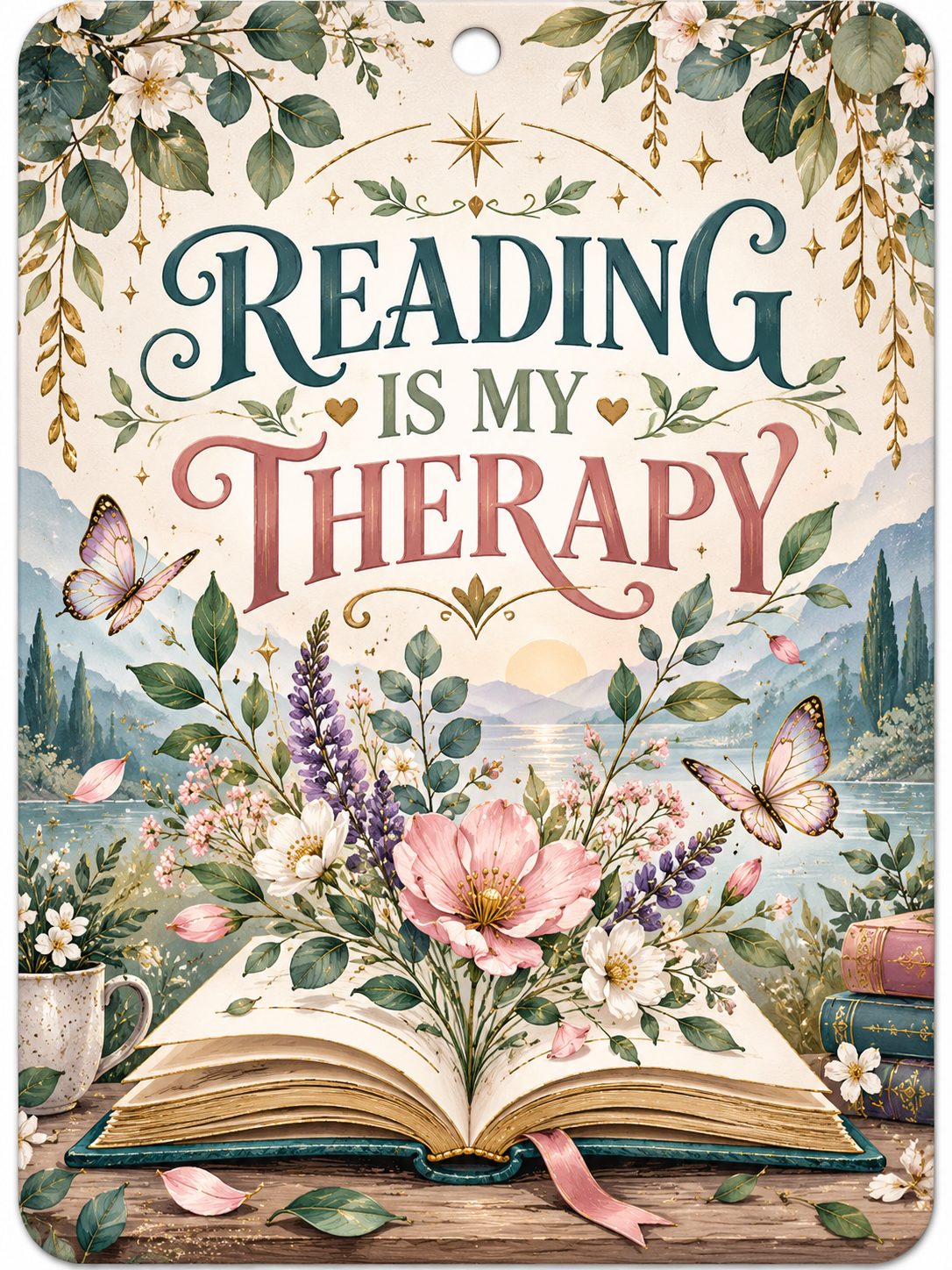 Reading Is My Therapy - Air Freshener