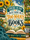 There Is No Such Thing as Too Many Books - Air Freshener