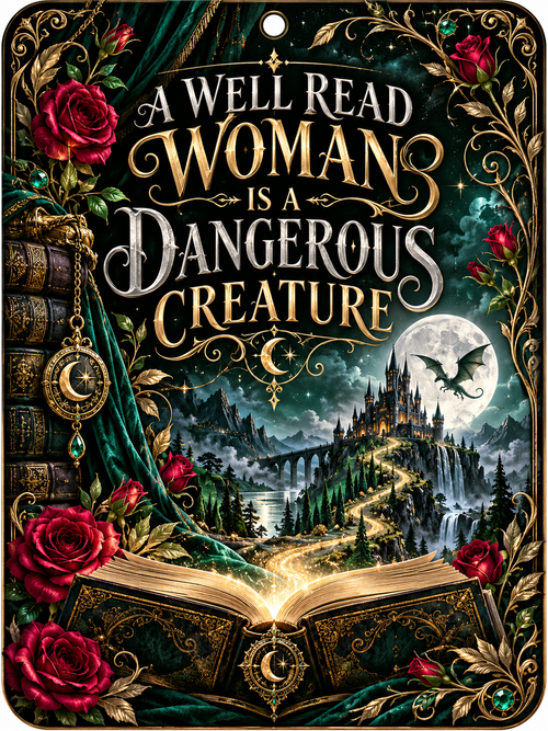 A Well Read Woman Is a Dangerous Creature - Air Freshener