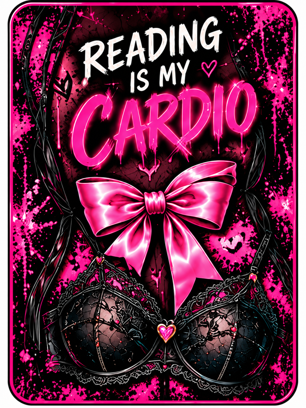 Reading Is My Cardio - Air Freshener