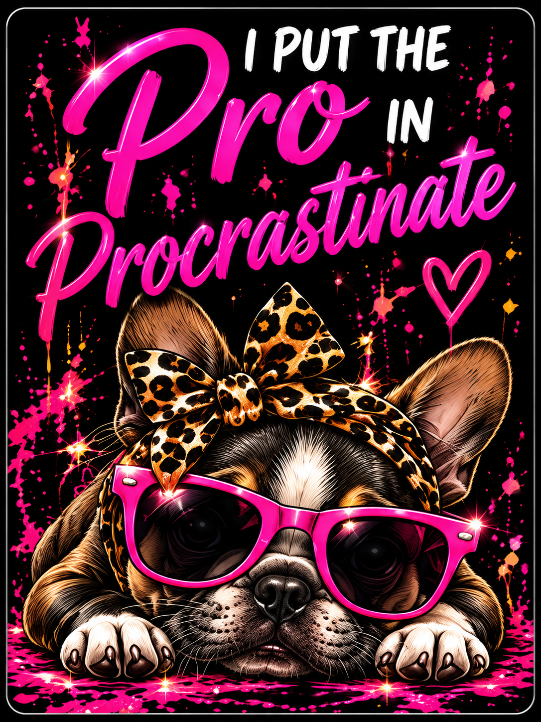 I Put the Pro in Procrastinate - Air Freshener