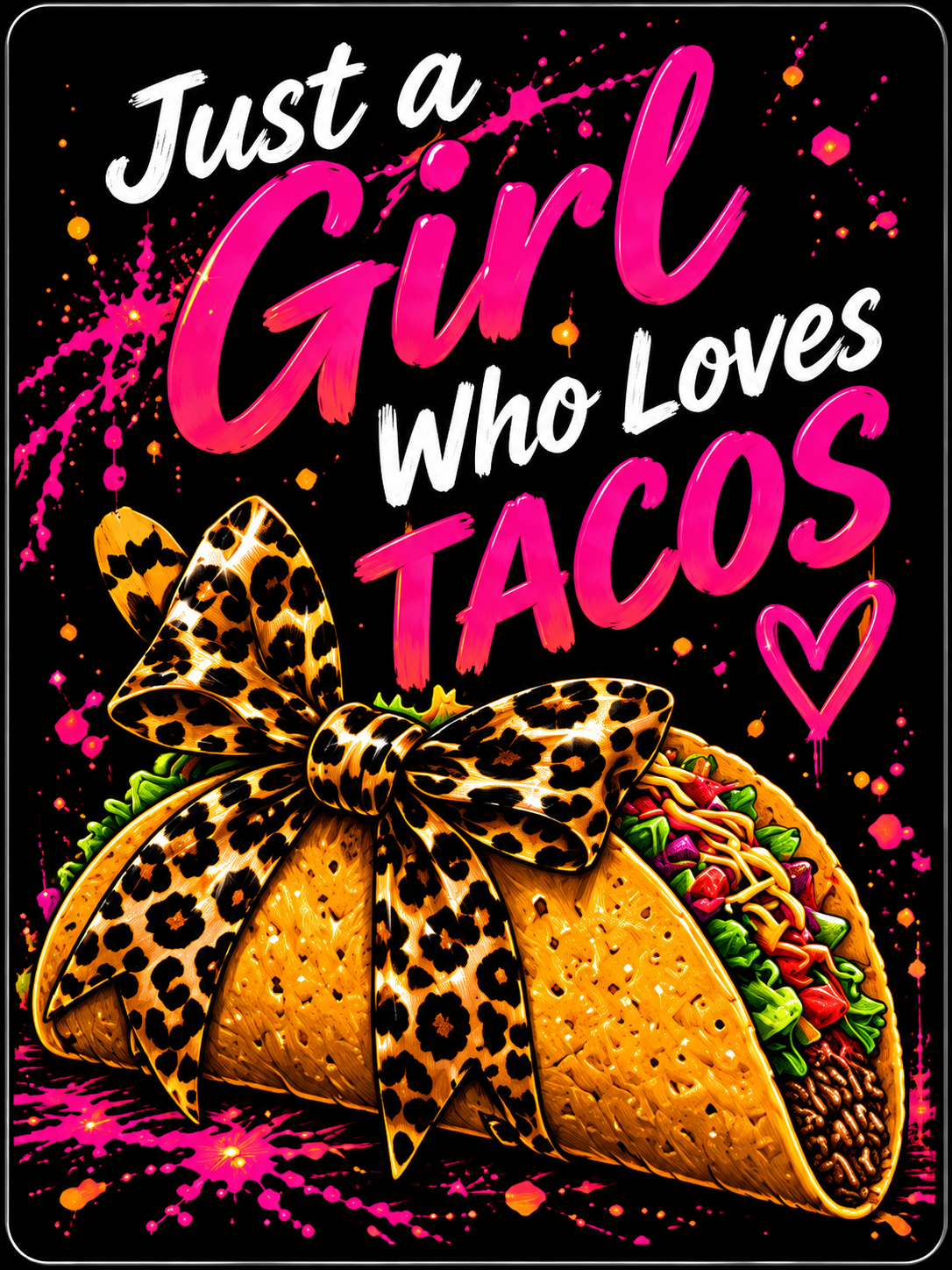 Just a Girl Who Loves Tacos - Air Freshener