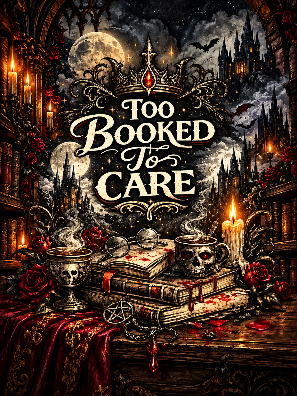 Too Booked to Care - Air Freshener
