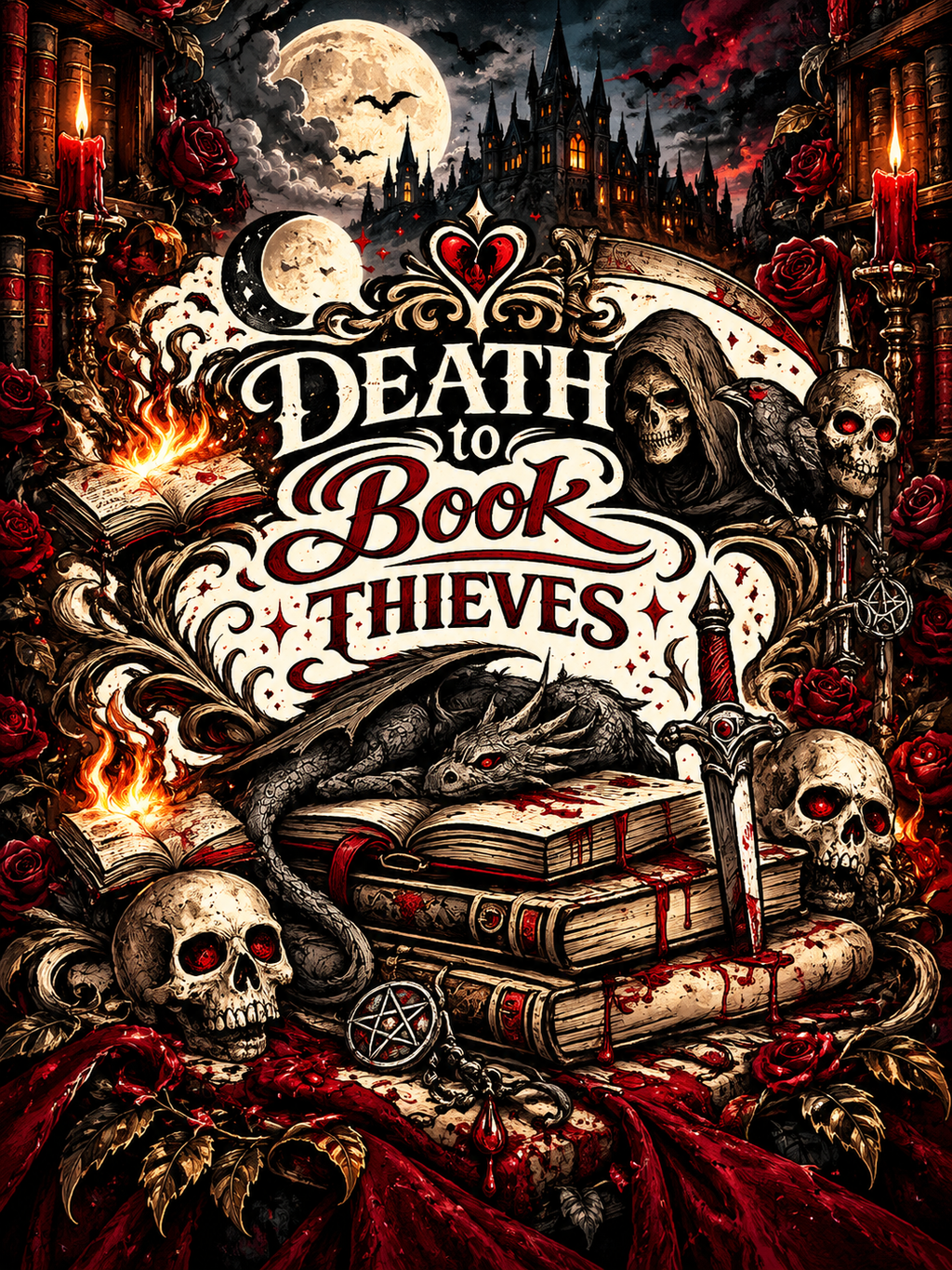 Death to Book Thieves - Air Freshener