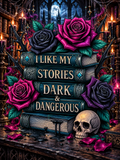 I Like My Stories Dark and Dangerous - Air Freshener