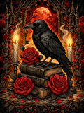 Raven Under a Blood Moon - Air Freshener