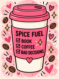 Spice Fuel - Book Coffee Bad Decisions - Air Freshener