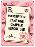 Prescription Take One Chapter Before Bed - Air Freshener