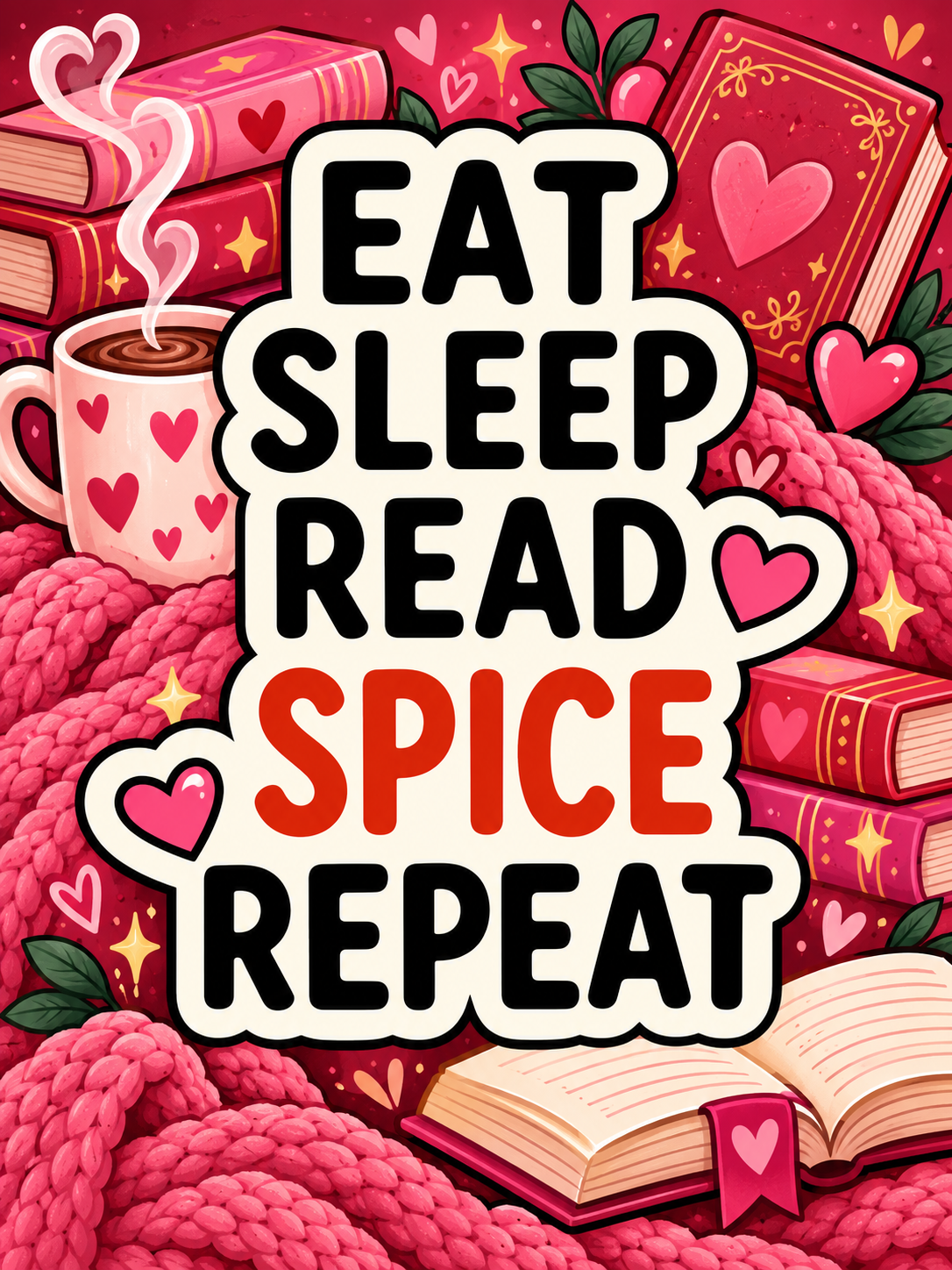 Eat Sleep Read Spice Repeat - Air Freshener