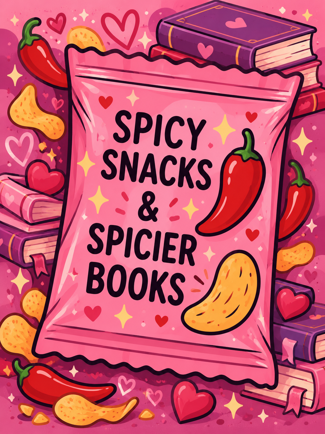 Spicy Snacks and Spicier Books - Air Freshener