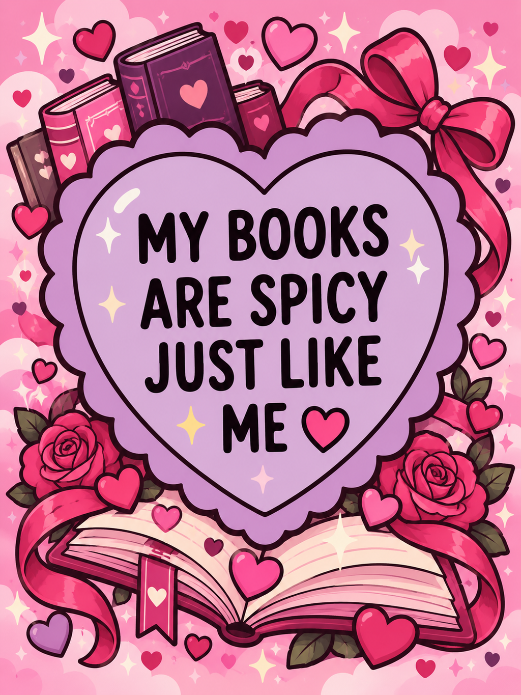 My Books Are Spicy Just Like Me - Air Freshener