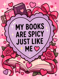 My Books Are Spicy Just Like Me - Air Freshener