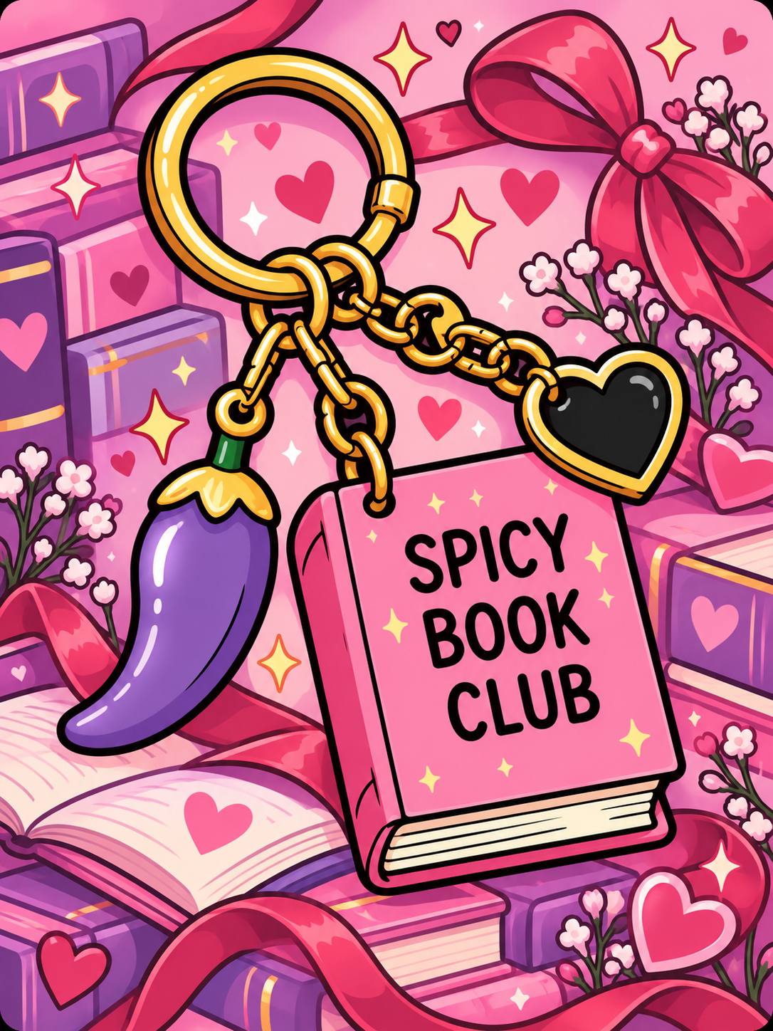Spicy Book Club - Air Freshener