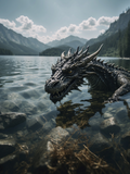 Dragon in the Clear Mountain Shallows - Air Freshener