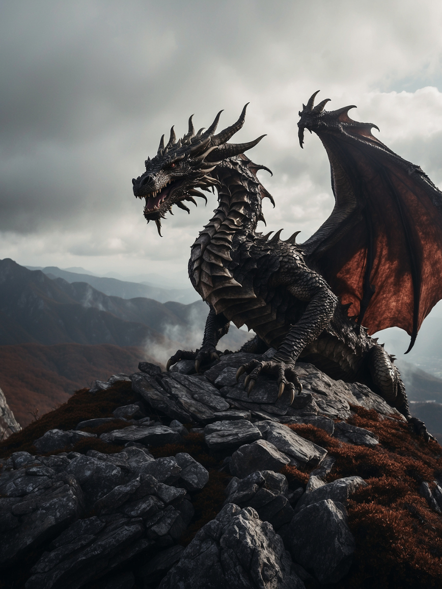Highland Dragon on the Rocky Ridge - Air Freshener