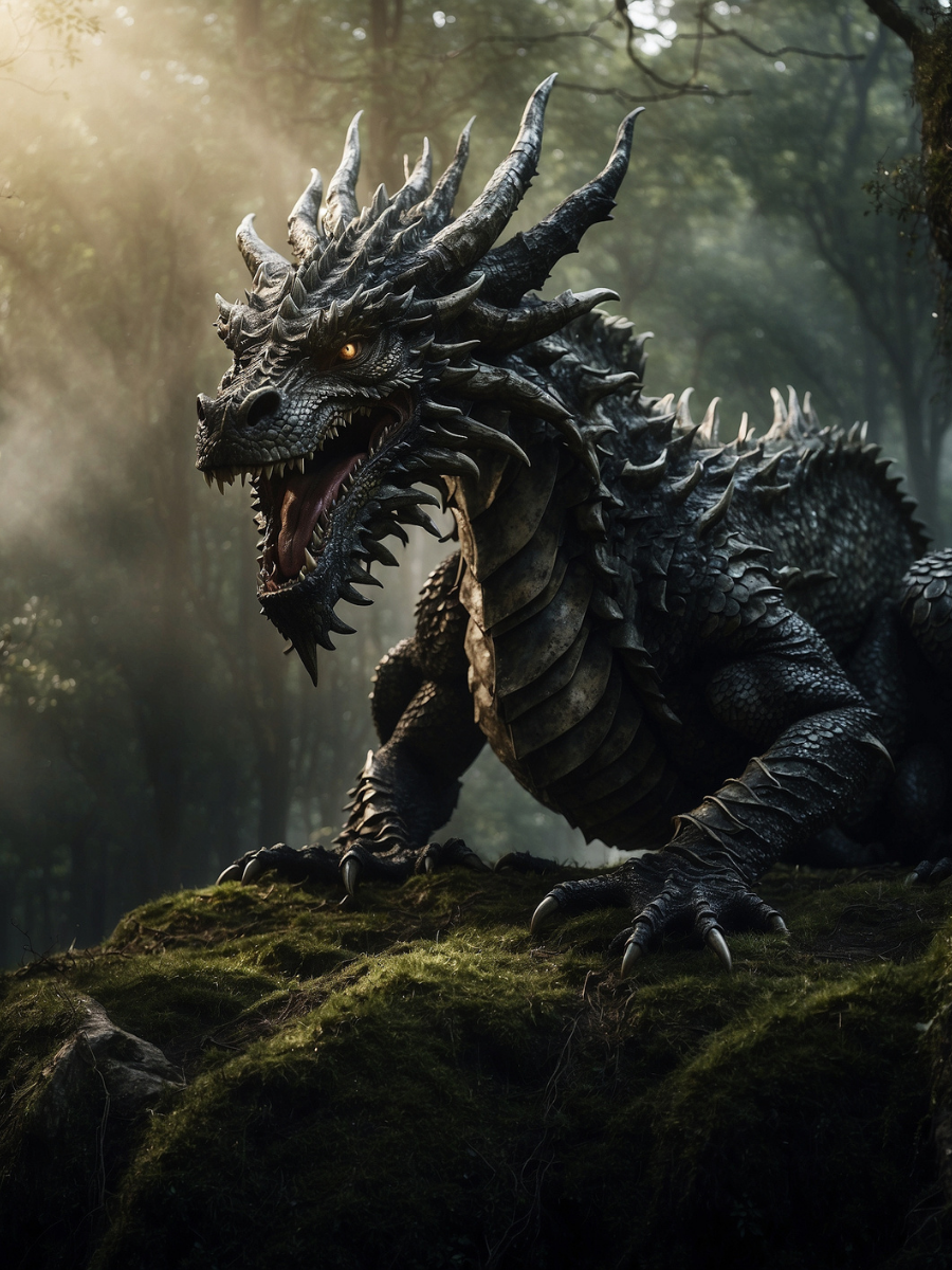 Sunlit Forest Dragon Guardian - Air Freshener