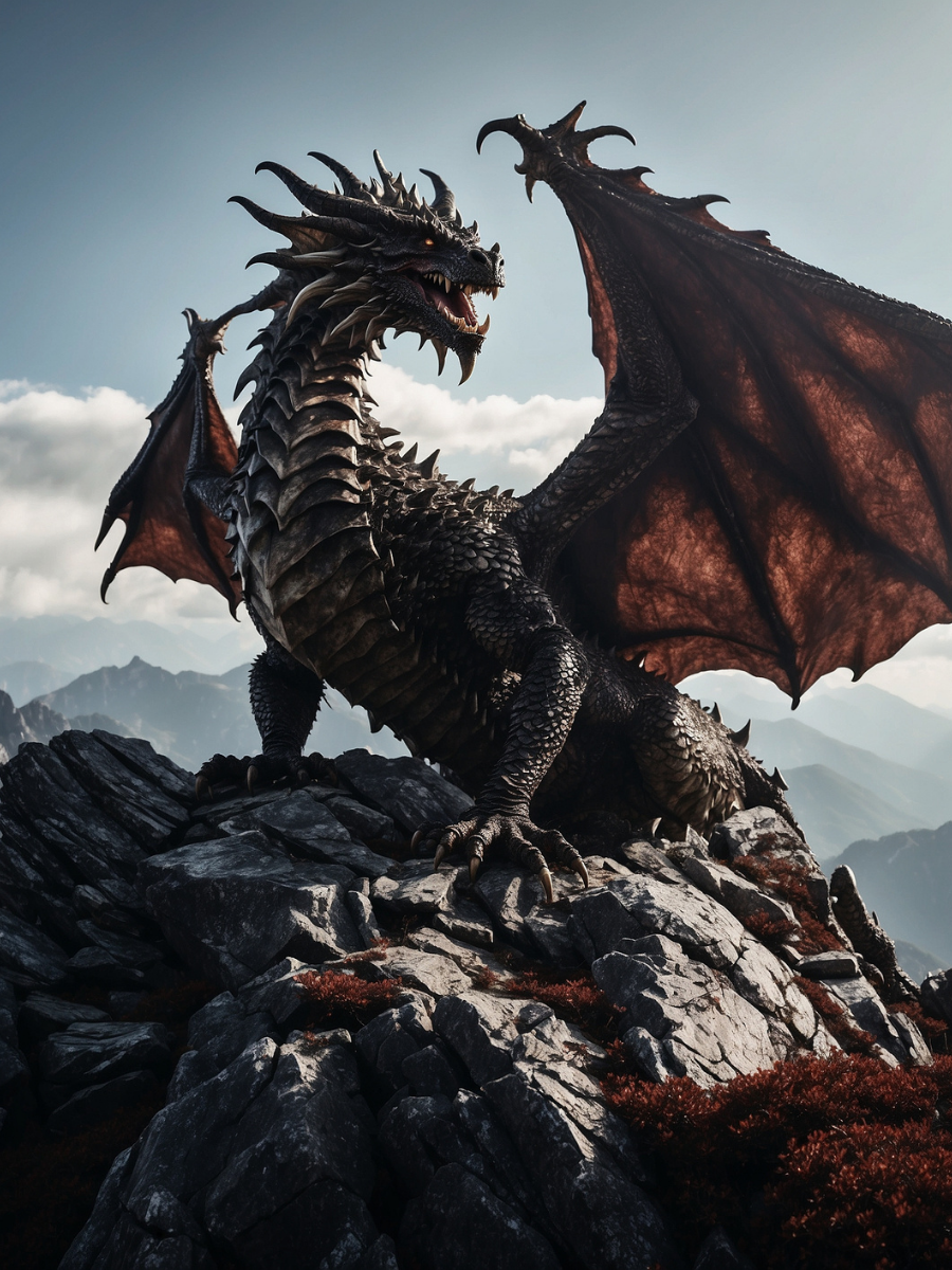 Bronze Winged Mountain Dragon - Air Freshener