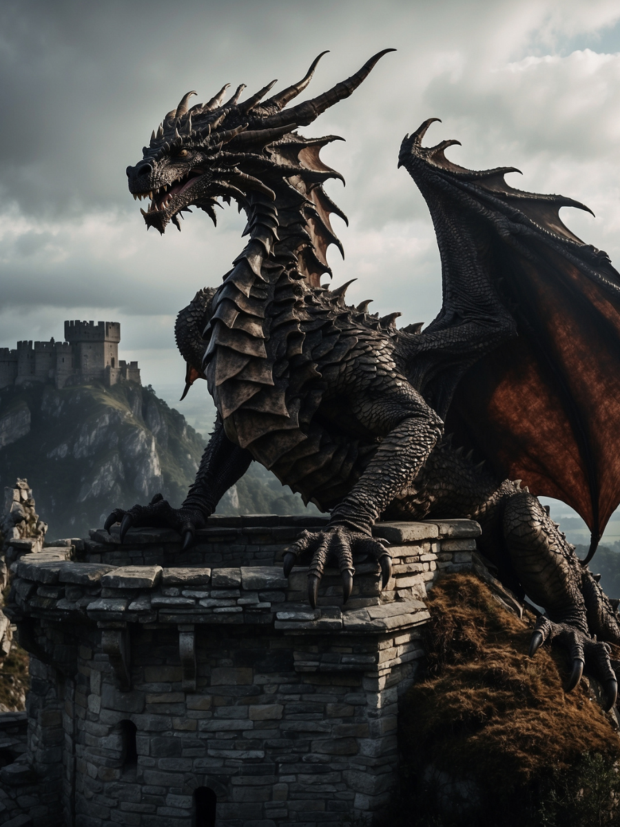 Castle Tower Dragon Sentinel - Air Freshener