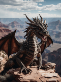 Dragon Above the Red Rock Canyon - Air Freshener