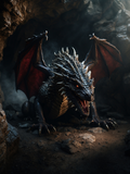 Dragon in the Shadowed Cave - Air Freshener