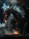 Smoke and Fire Dragon - Air Freshener