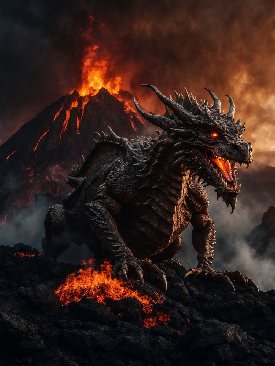 Lava Rock Dragon Guardian - Air Freshener