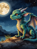 Dragon on the Golden Moon Ridge - Air Freshener