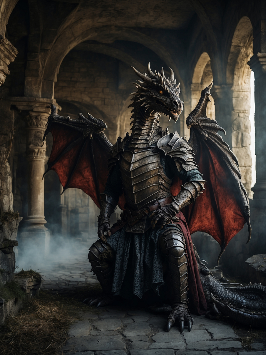 Dragon Knight in the Stone Hall - Air Freshener