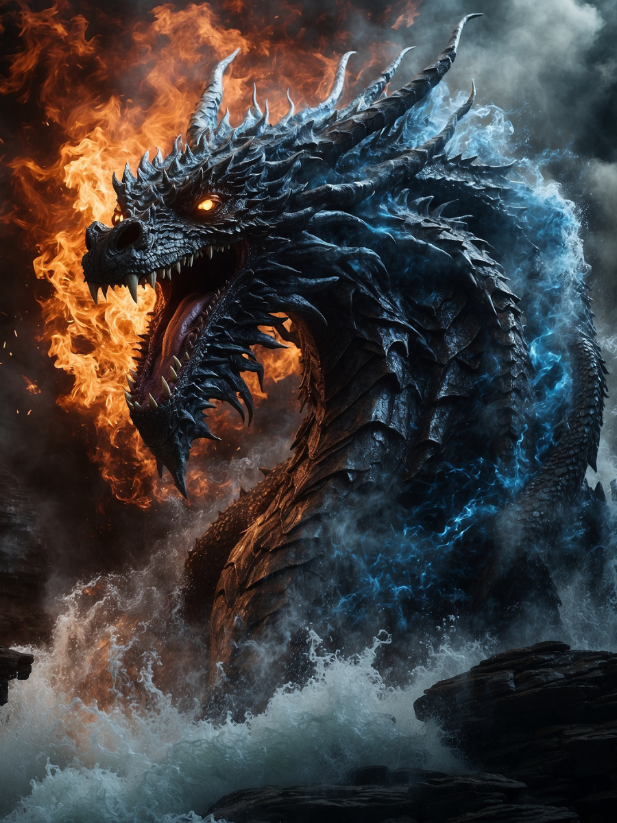 Dragon of Fire and Water - Air Freshener